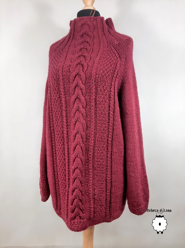sweter damski reglanowy