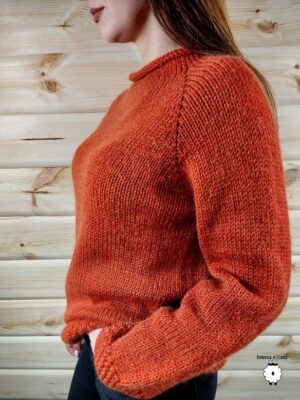 Klasyczny sweter reglanowy GRACIA